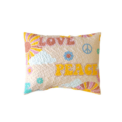 Greenland Home Fasions Cassidy Peach Standard Sham, 20x26