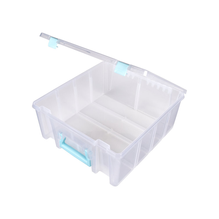 Rebrilliant Super Satchel Double Deep with Removable Divider Plastic Box &  Reviews