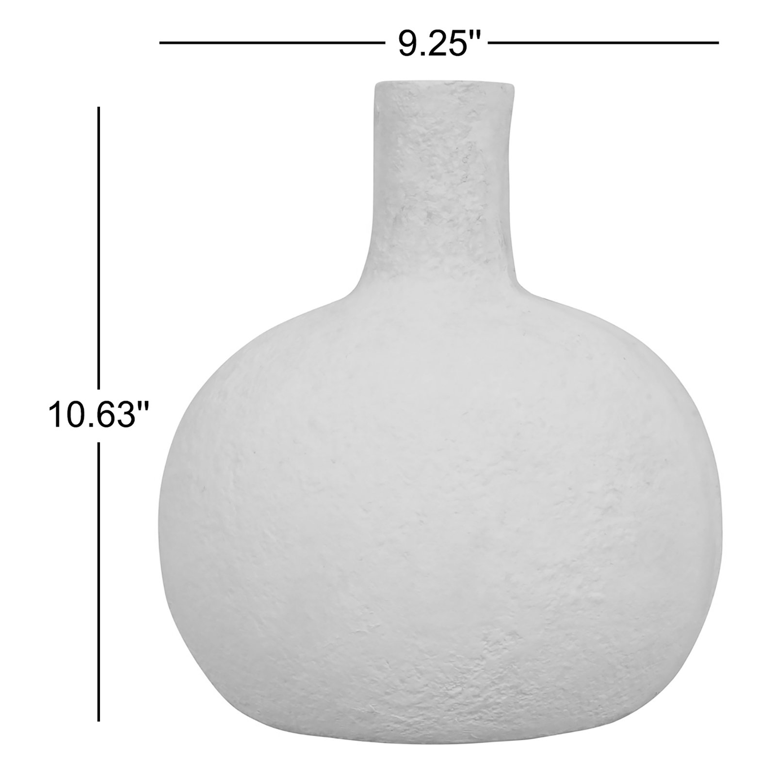 10.63'' Terracotta Table Vase