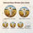 Jesus Walking Stained Glass Window Panel，7.8H-1289967658