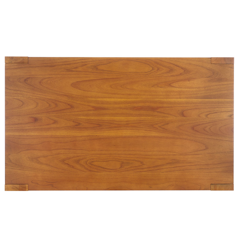 Nikole Rectangle Wood Coffee Table, Brown