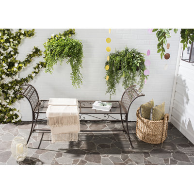 Banc de jardin en métal Kyel