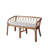 Brentten Cotton and Linen Upholstered Bench