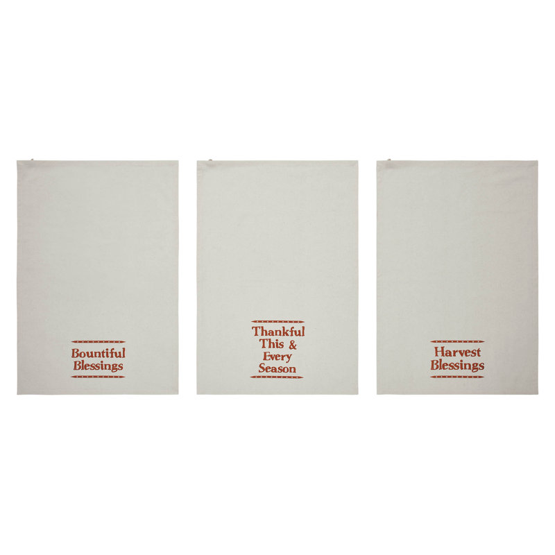 Kadedria Tea Towel Set of 3 19x28