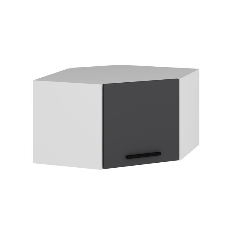 Minerva Corner Accent Cabinet, White