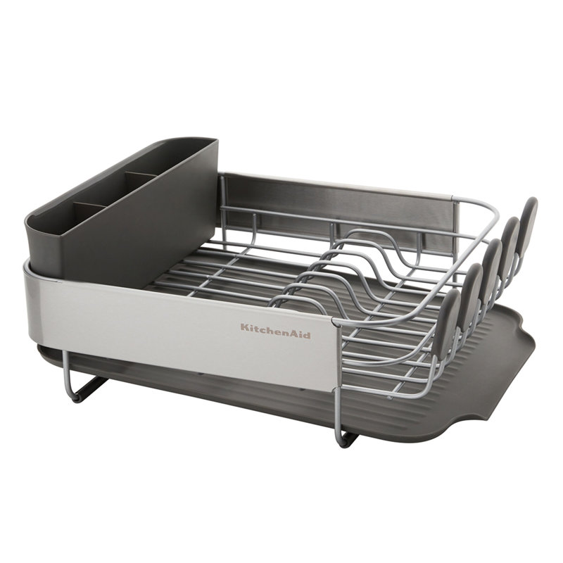 Égouttoir à vaisselle en acier inoxydable KitchenAid®, gris