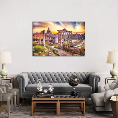 Roman Forum I 1 Piece Wall Art on Canvas