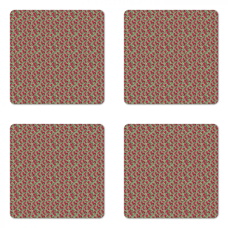 Sous-verre floral