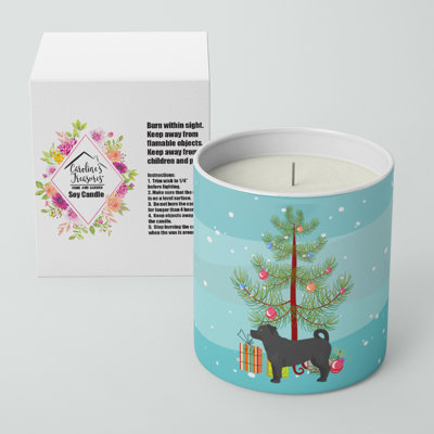 Jar Candle with Ceramic Holder