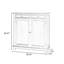 Banc de rangement pour chaussures en bois massif noyer foncé-11703322