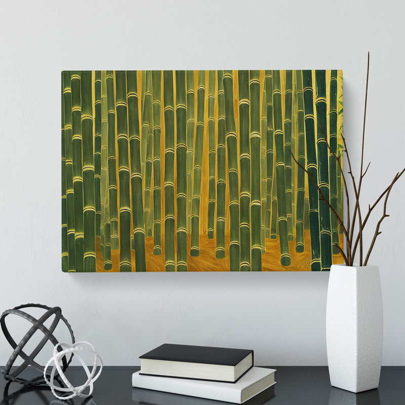 Grand Bamboo Forest - Wrapped Canvas Print, 35cm H x 50cm W x 3cm D