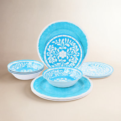 Melamine Dinnerware Set 12 Piece - Service for 4