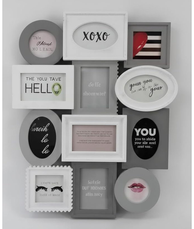 White And Grey Picture Frame