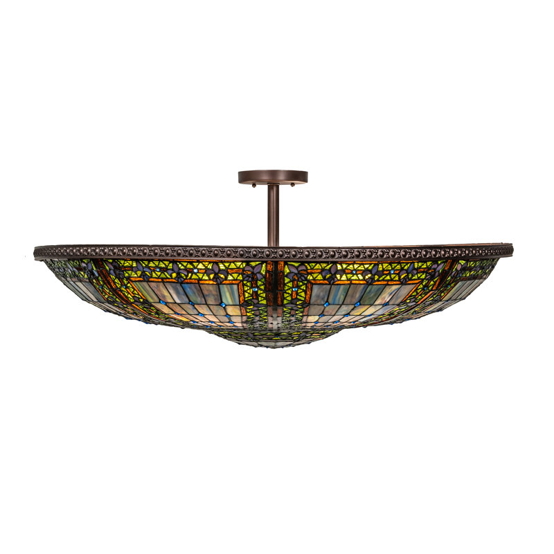 Fleur-de-lis 6 - Light Semi Flush Mount