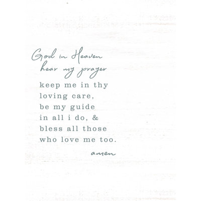 " God In Heaven "