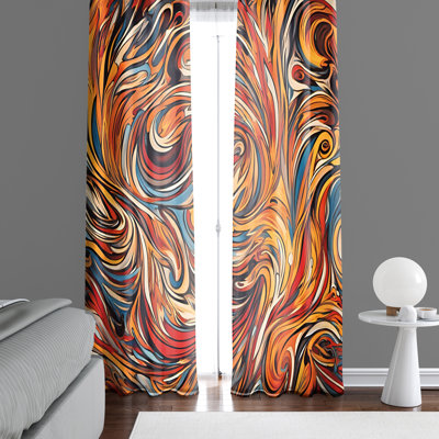 Semi Sheer Curtain Pair