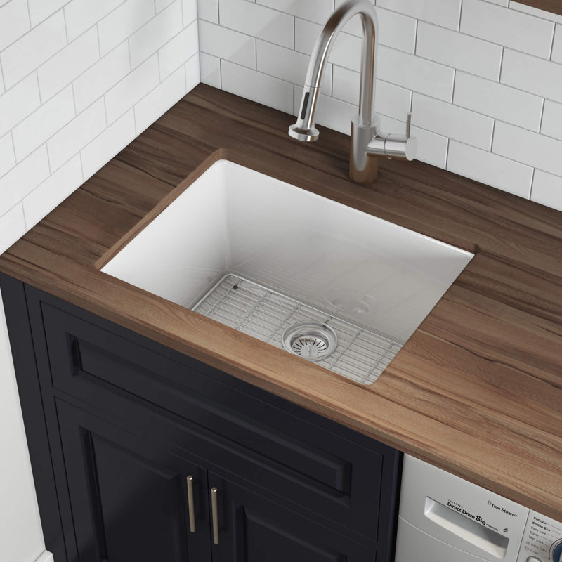 Fiamma 30" L x 18" W Drop-In Kitchen Sink, 30 inch