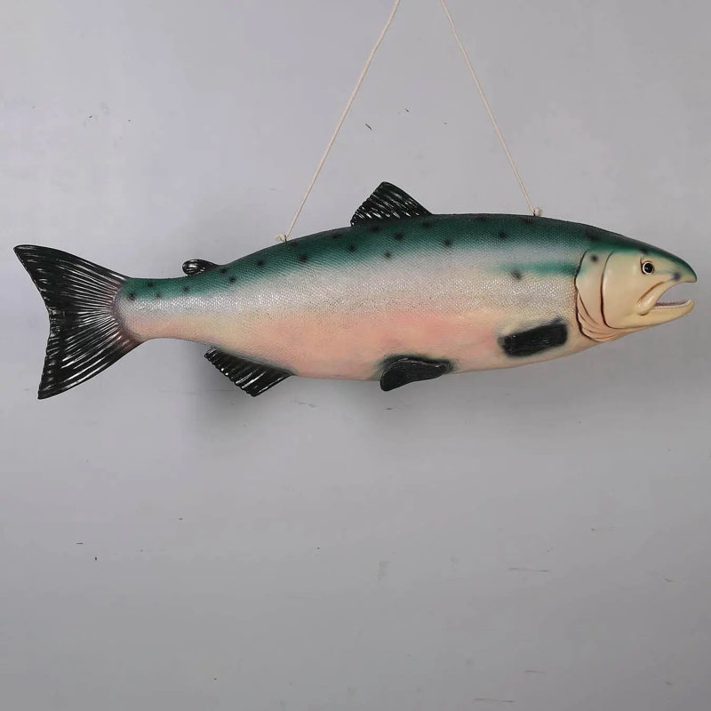 Hanging Salmon Life Size Fish Statue