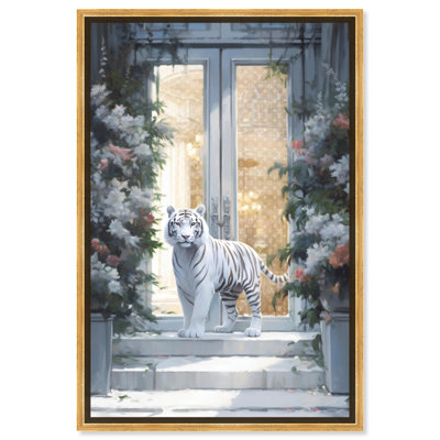 White Tiger Storefront Fashion Designer Wall Art by Art Remedy
