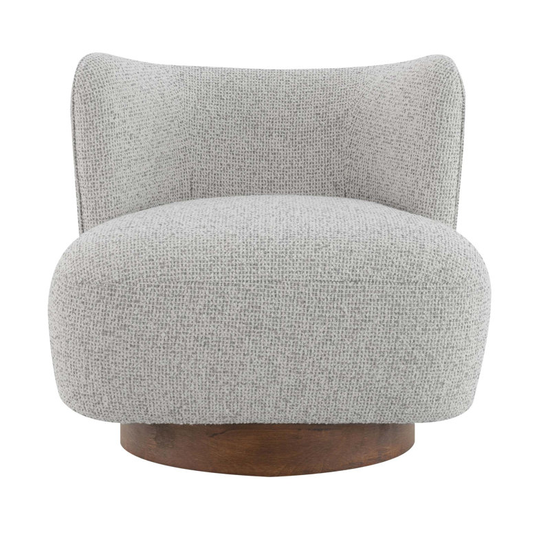 Fauteuil d'appoint en tweed Lisa