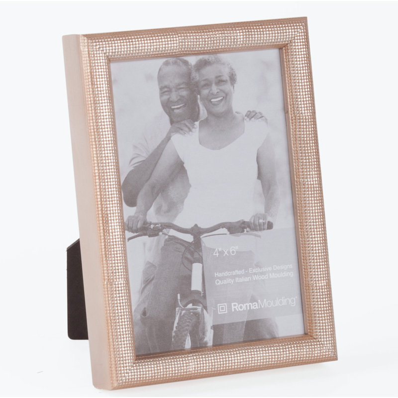 Cadre photo Lasater, 8 po x 8 po, Champagne pointu