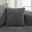 Canapé modulaire en L de 106 po en L avec méridienne orientée à droite (siège simple non inclus), canapé modulaire moderne à assise profonde pour le salon, aucun assemblage requis, gris (tissu en velours côtelé moelleux)