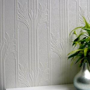 Blume 33' x 20.9" 3D Embossed Wallpaper Roll