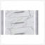 Commode Desire - Tiroirs à motif de marbre avec panneaux latéraux à DEL et garniture métallique pour une organisation de chambre à coucher spacieuse et élégante Identique à G150109087 (NJ Stock)