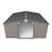 Durable Metal Sheds With Sunlit Windows, Modern Backyard Storage Solution