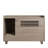 Concealed Cat Litter Box Enclosure with Wheels and Storage Top-1324091301