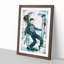 Elvis Presley Dancing in Abstract - Picture Frame Painting Print-55725338-55725337