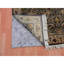 Tapis bleu nouvel âge en laine 4 pi 1 po x 6 pi Buna