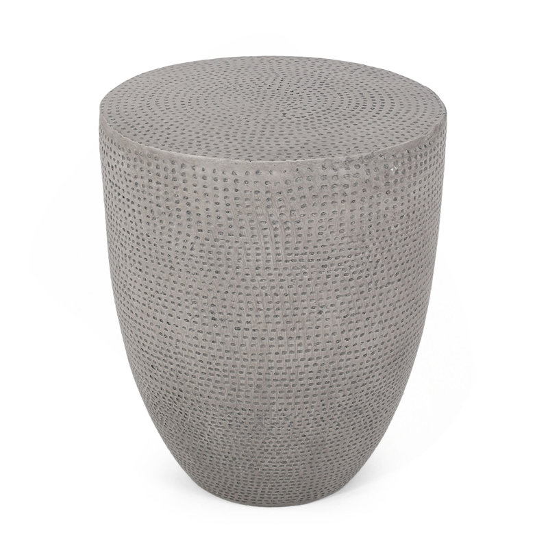 Outdoor Lightweight Concrete Side Table