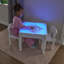 Kids Light Table And Two Chairs Set