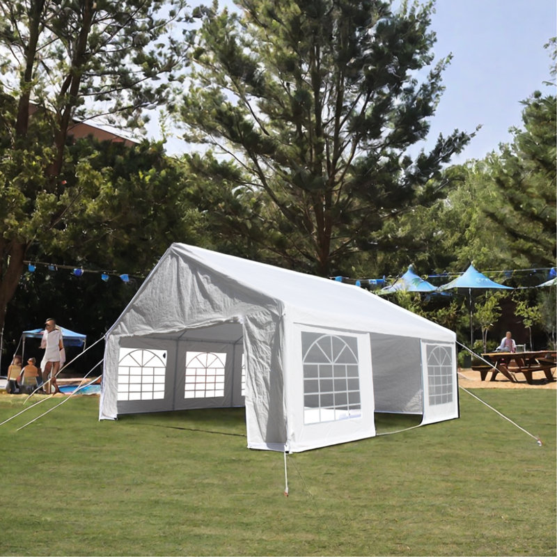 Tente de réception extérieure 20X20 pieds - imperméable et facile à installer avec des sacs de rangement