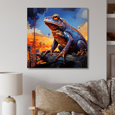 «Expressionist Frog Spirit II» sur toile