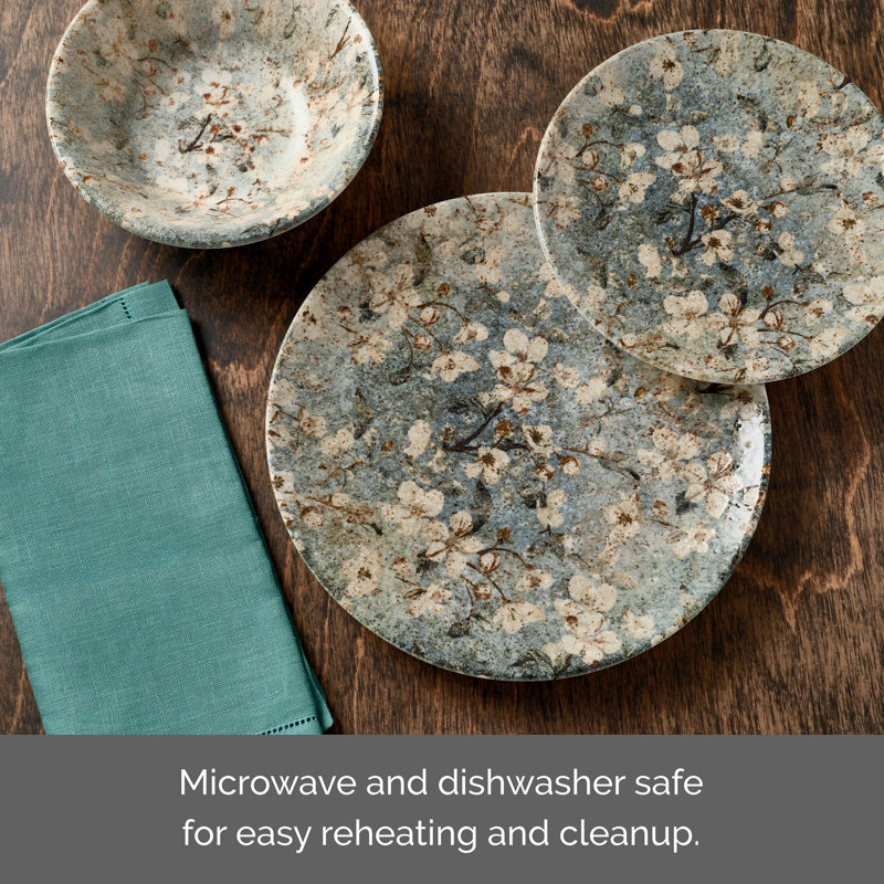 Mikasa Weathered 12 Piece Dinnerware Ser, Service for 4