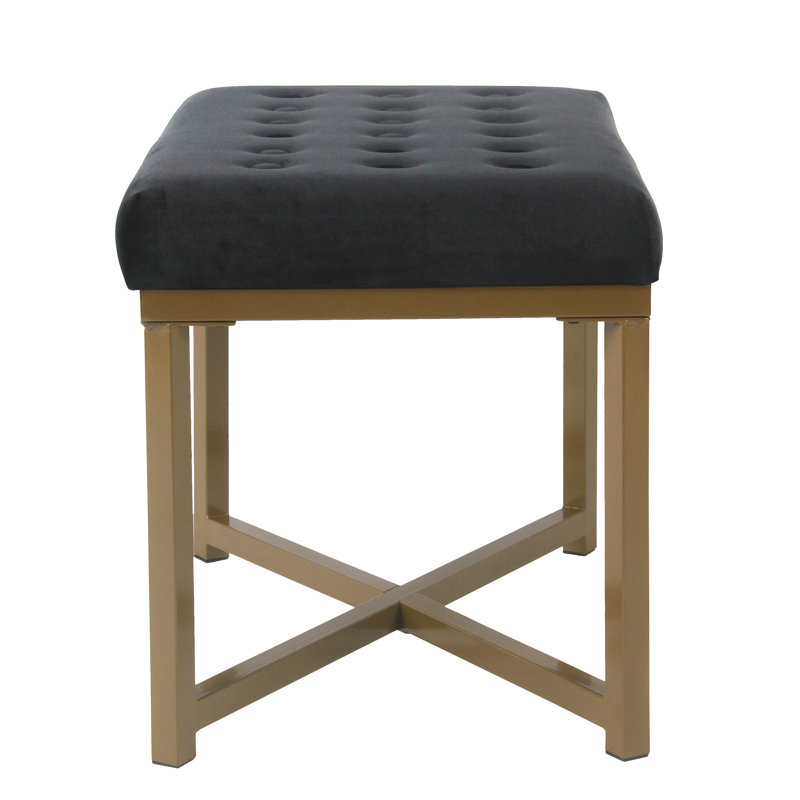 Bridgegate Upholstered Bench, Black