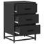 40cm W Metal Bedside Table-1167384354