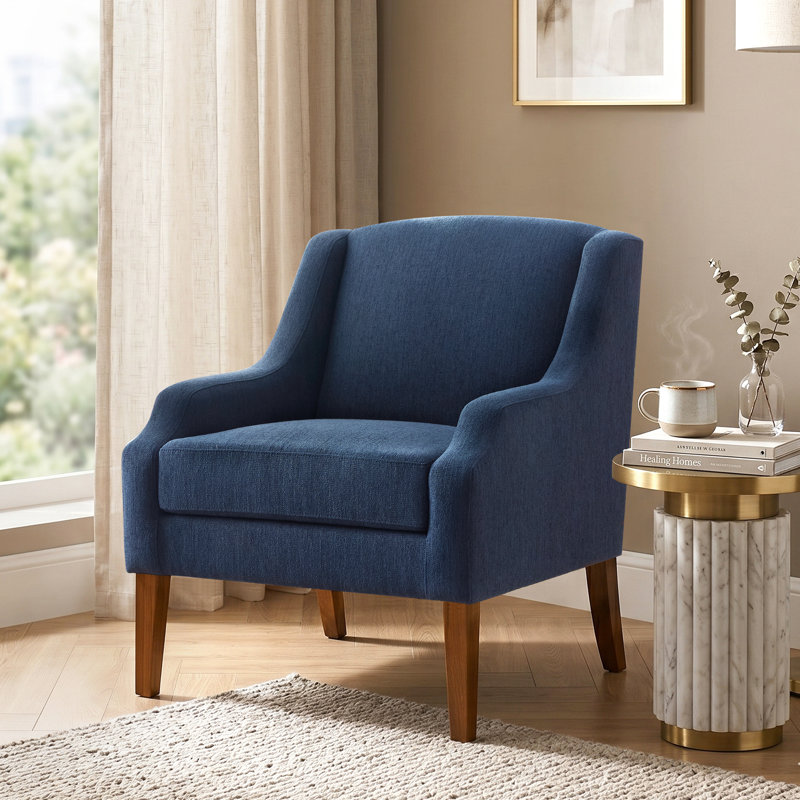 Ensemble de 2 fauteuils rembourrés, Bleu
