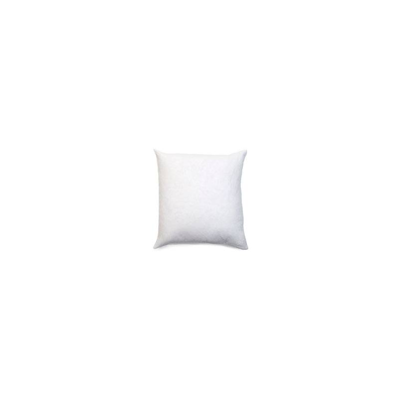 Coussin décoratif simple réversible, Carré 22 po, Blanc