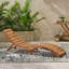 Chaise longue pliable en bois Lahaina