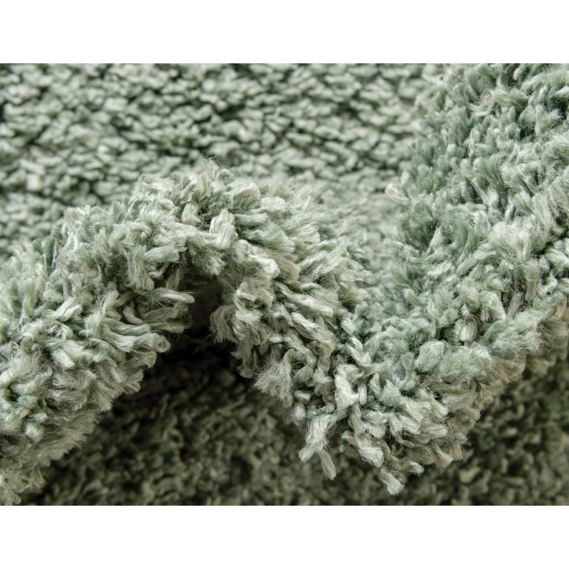 Tapis sauge tissé à la machine Wegate, Rectangle 7 pi 10 po x 11 pi