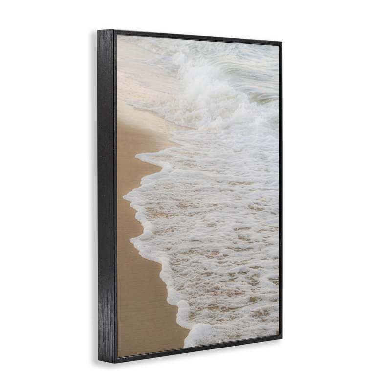 Estampe numérique éternelle, conception de J: L Design, H 18 po x l 12 po, Giclée encadrée noir minuit