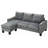 77" L-Shaped Sofa Chaise