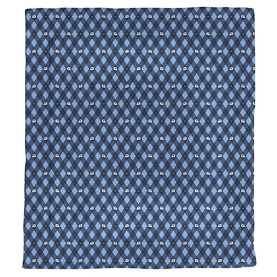Édredon réversible simple Katelyn Elizabeth Argyle Skulls