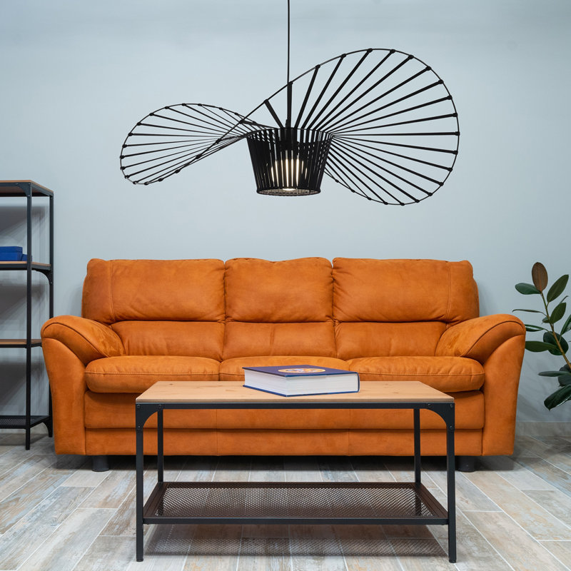 Ivy Bronx 1-Light Unique/Statement Geometric Pendant, 25cm x 60cm x 60cm