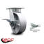 Roulettes pivotantes en acier Kingpinle