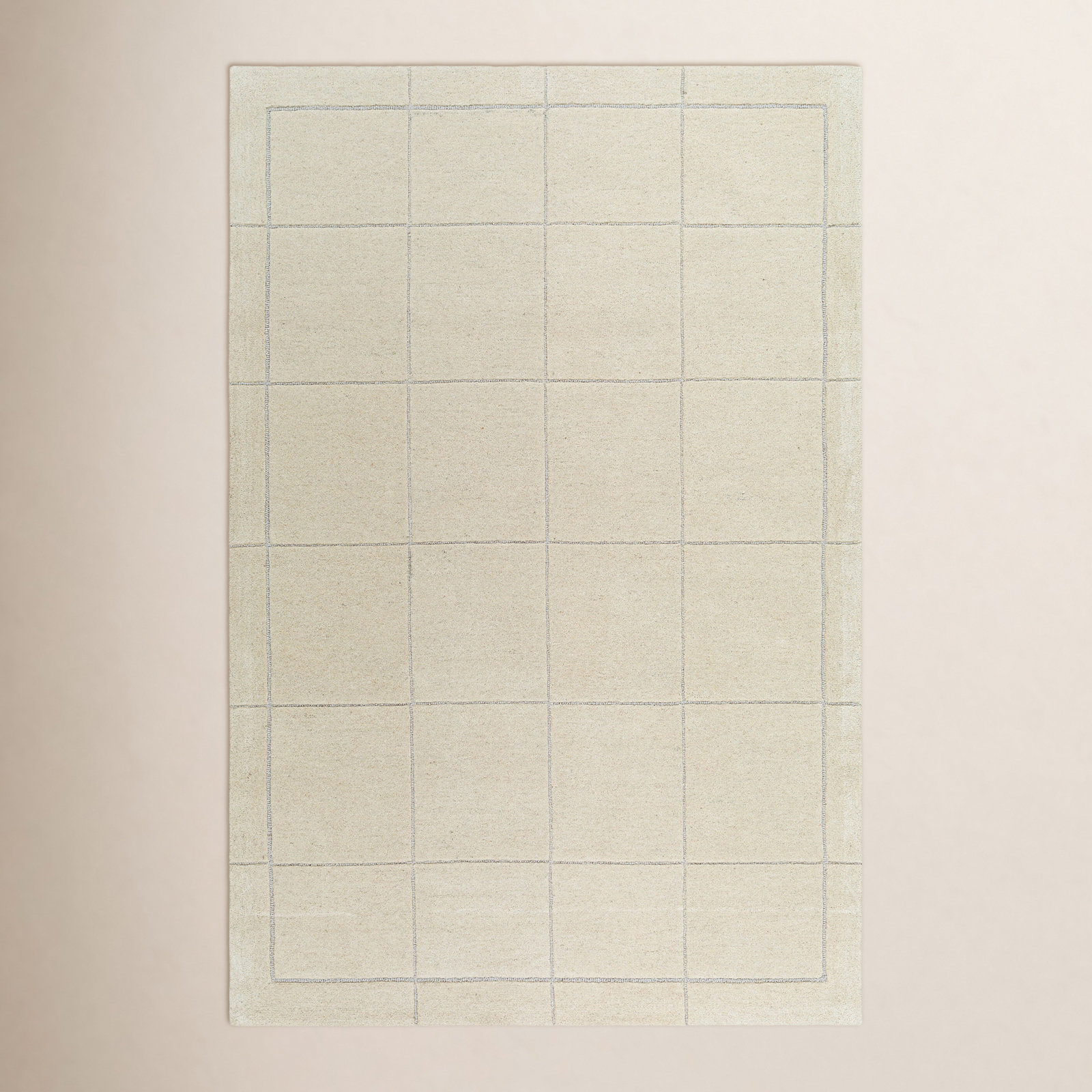Mallory Pearl Hand Tufted Area Rug, Rectangle 9' x 12'