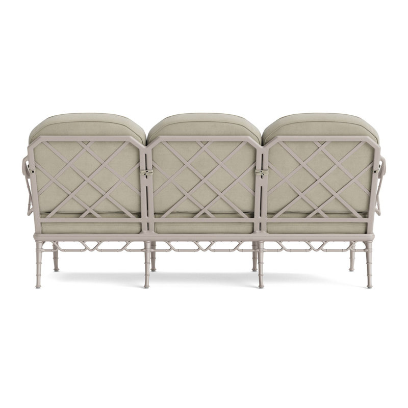 Calcutta Outdoor 3 - Seat Patio Sofa, Fusion Clay, Dove